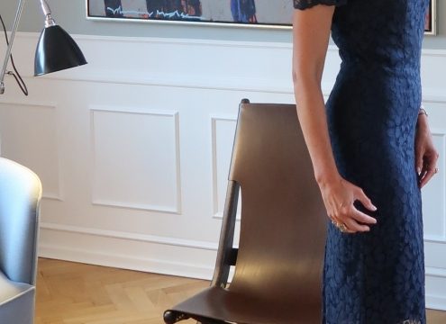 Den smukkeste blondekjole