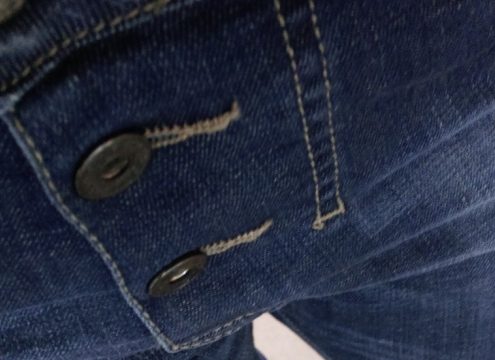 Jeans med kant