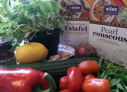 Snyde-falafler og perle couscous