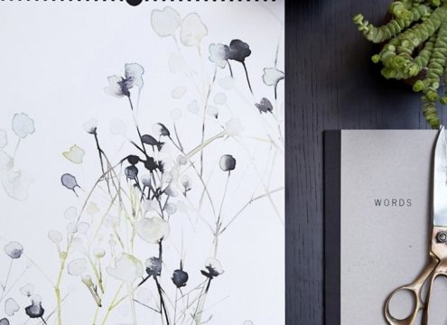 VIND! 12 Flowers Calendar af Toril Bækmark til dig og en ven!