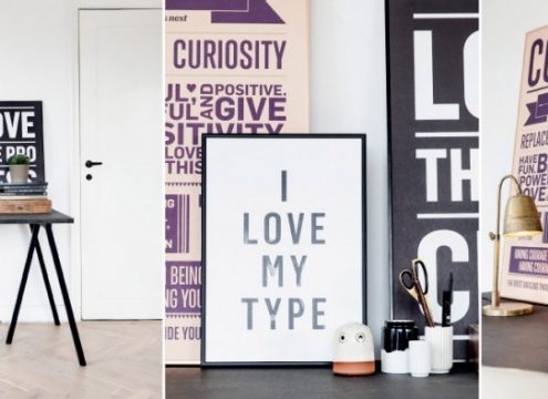 Vind en valgfri indrammet plakat og andre goodies fra I LOVE MY TYPE (værdi op til 1100 kr.)