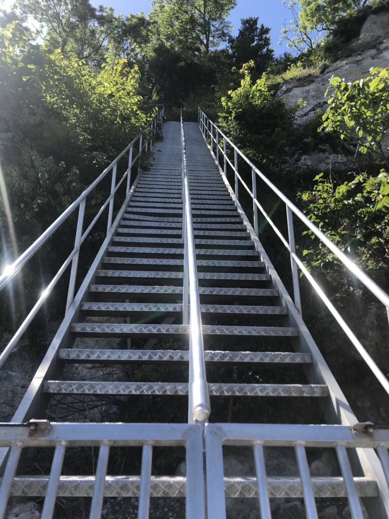 Trappe ved Højerup gamle Kirke